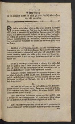 Anweisung für den gemeinen Mann um guten zur Saat tauglichen Lein-Saamen selbst anzuziehen.