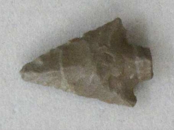 Stone arrowhead