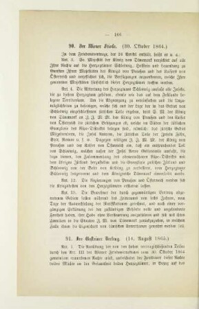 90. Der Wiener Friede (30. Oktober 1864)