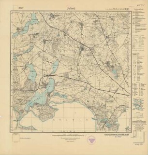 2441 (alte Nr.: 1045) Jabel, Meßtischblatt (4cm - Karte)