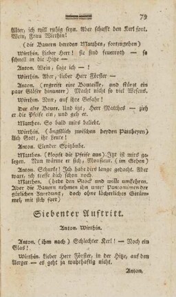 Siebenter Auftritt