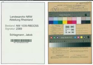 Entnazifizierung Jakob Schlagmann , geb. 24.09.1897 (Steiger)