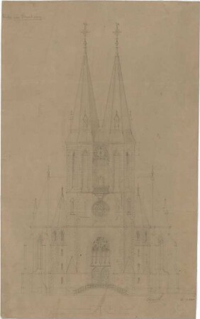 Schmidt, Heinrich von; Flonheim; Ev. Kirche - Ansicht