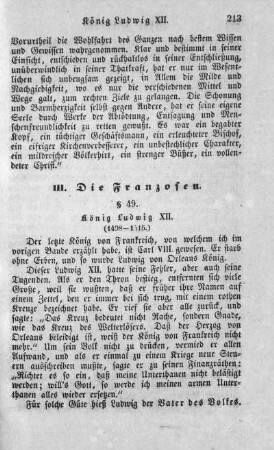 49. König Ludwig XII. (1498 - 1515.)