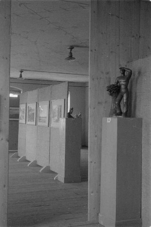 Ausstellungseröffnung des Arbeitskreises sorbischer bildender Künstler in Malschwitz. : Wotewrjenje wustajeńcy koła serbskich tworjacych wuměłcow w Malešecach.