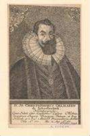 Dr. Johann Christof Oelhafen, Ratskonsulent und Prokanzler der Universität Altdorf; geb. 1574; gest. 12. Mai 1651 (= 1631)