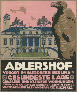 Adlershof Vorort im Südosten Berlins Gesündeste Lage Grössere und kleinere Wohnungen