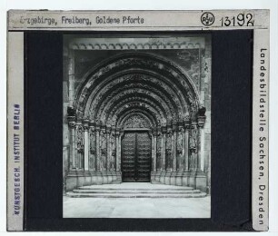 Freiberg, Dom,Freiberg, Dom, Goldene Pforte (Südportal)