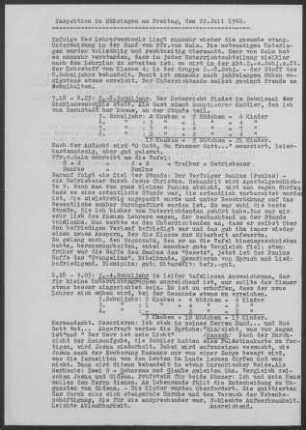 Mähringen-Lehr: Inspektionsbericht 1960