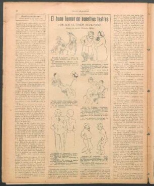 El buen humor en nuestros teatros [Caricaturas] : (De los últimos estrenos)