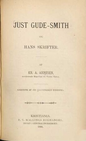 Just Gude-Smith og hans skrifter