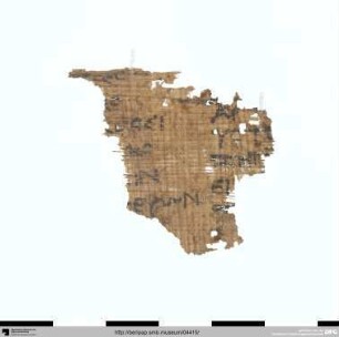 Hesiod, Theogonia 767–772 und ein nicht identifizierbarer Text (vielleicht Anthologie)