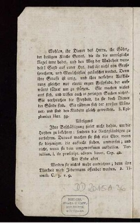 Wohlan, ihr Diener des Herrn,[...]