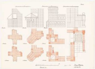 Mauerwerk: Grundriss, Ansicht, 1:20