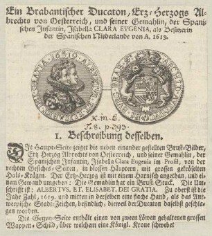 Doppelbildnis des Albrecht, Erzherzog von Österreich, und der Isabella Clara Eugenia