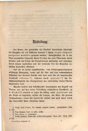 Die Anatomie des Menschen in Rücksicht auf die Bedürfnisse der praktischen Heilkunde, 1,2. Die Anatomie der Brust des Menschen