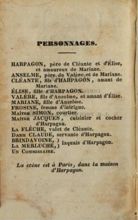 L' Avare : comédie en 5 actes