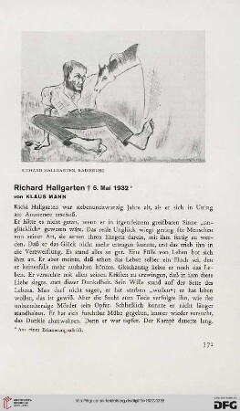 Richard Hallgarten: 5. Mai 1932