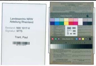 Entnazifizierung Paul Trant , geb. 11.11.1898 (Bademeister)