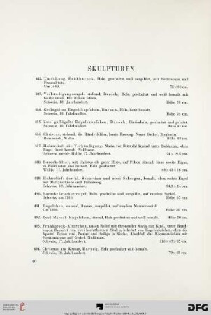 Skulpturen (Nr. 482-529)