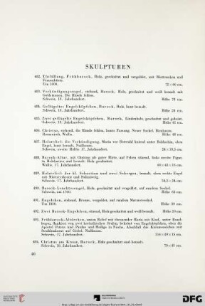 Skulpturen (Nr. 482-529)