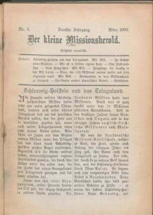Nr. 3. Zweiter Jahrgang. März 1902.