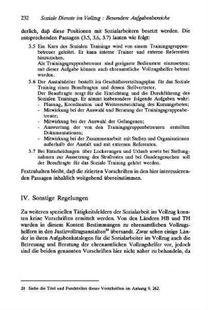 232-234, IV. Sonstige Regelungen