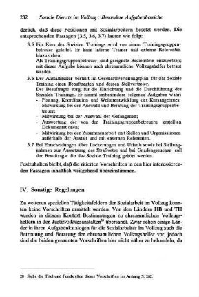 232-234, IV. Sonstige Regelungen