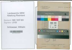 Entnazifizierung Wilhelm Schloesser , geb. 14.05.1900 (Zollinspektor)