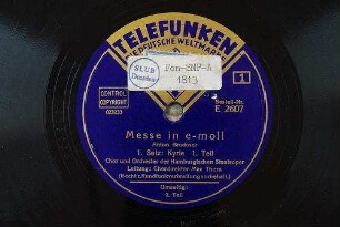 Messe in e-moll : 1. Satz: Kyrie; 1. Teil / Anton Bruckner