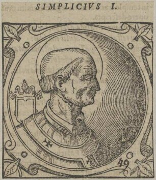Bildnis von Papst Simplicius I.