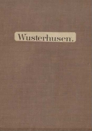 1847 Wusterhusen, Cover
