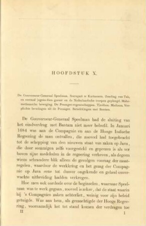 Hoofdstuk X. De Gouverneur-Generaal Speelman ...
