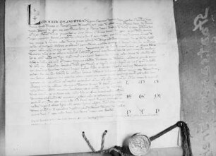 Urkunde Ludwigs IV. für die Vögte von Nauen, Gotha, Gera und Weida