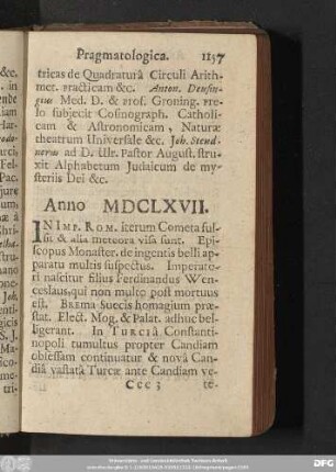 Anno MDCLXVII.