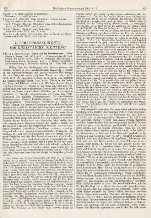 601-603 [Rezension] Philipp, Franz-Heinrich, Tolstoj und der Protestantismus