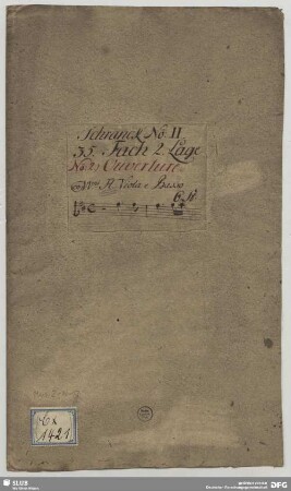 Suites - Mus.2-N-17 : fl solo, strings, bc - D