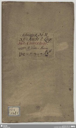 Suites - Mus.2-N-17 : fl solo, strings, bc - D