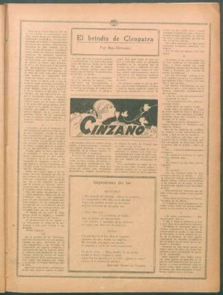 El brindis de Cleopatra