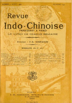 Lundi 3 Aout 1903. Numéro 250