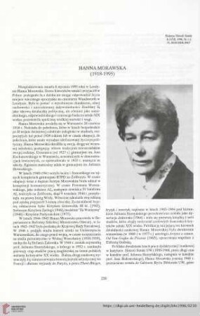 58: Hanna Morawska (1918-1995)