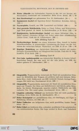 Glas (Nr. 309-335)