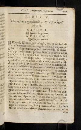 429-441, Cap. I. De Peccato in genere.