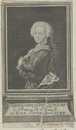 Bildnis des Frederic Guillaume de Prusse