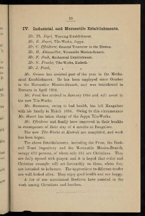 23, 4. Industrial and mercantile establishments