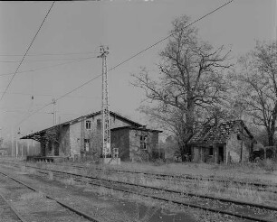 Großräschen Bahnhof, Güterschuppen