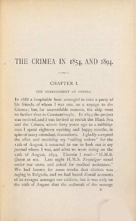 The Crimea in 1854, and 1894 : With plans, and illustrations from sketches taken on the spot by Colonel the hon. W. J. Colville, C.B.