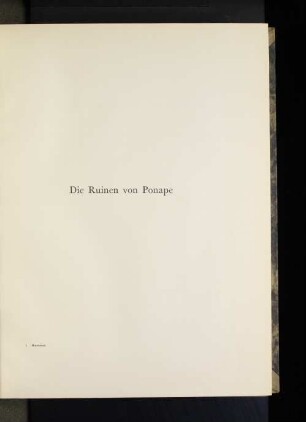 Die Ruinen von Ponape