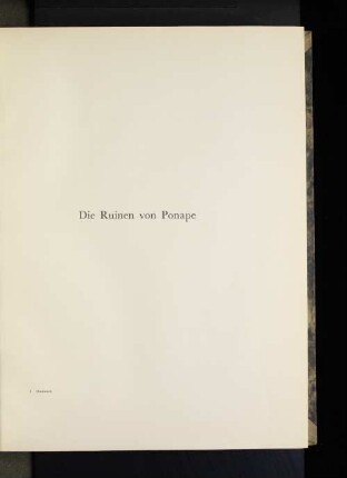 Die Ruinen von Ponape