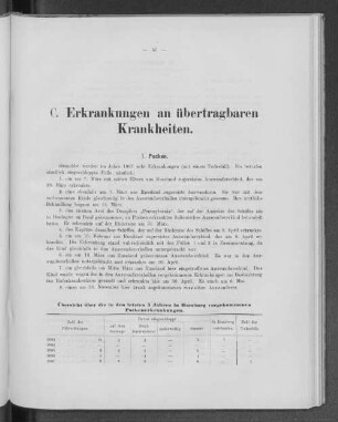 C. Erkrankungen an übertragbaren Krankheiten.